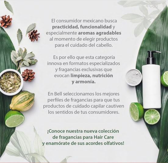 Fragancias para Productos Capilares